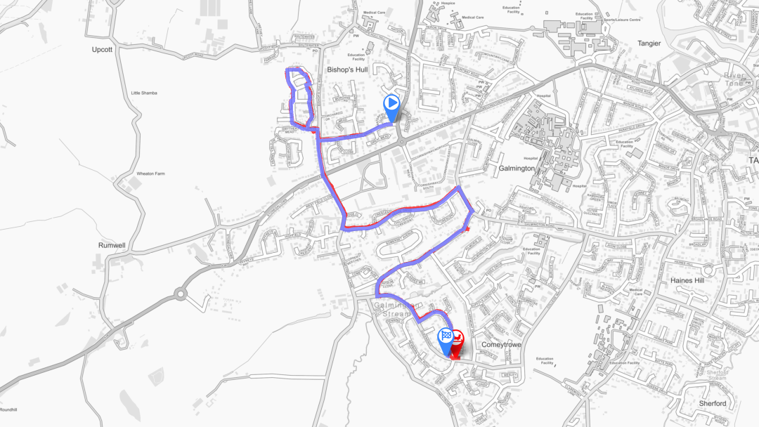 Track Santa around Taunton